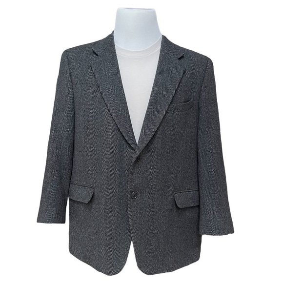 Vintage Cricketer Lamp Wool Blend Tweed 2 Button Blazer/Sport Jacket Size: S44 - Picture 1 of 12